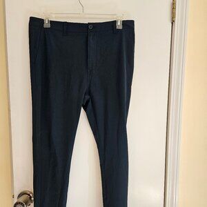 Vineyard Vines On The Go Pants 36 x 32 Navy Blue Performance Golf Chino Men